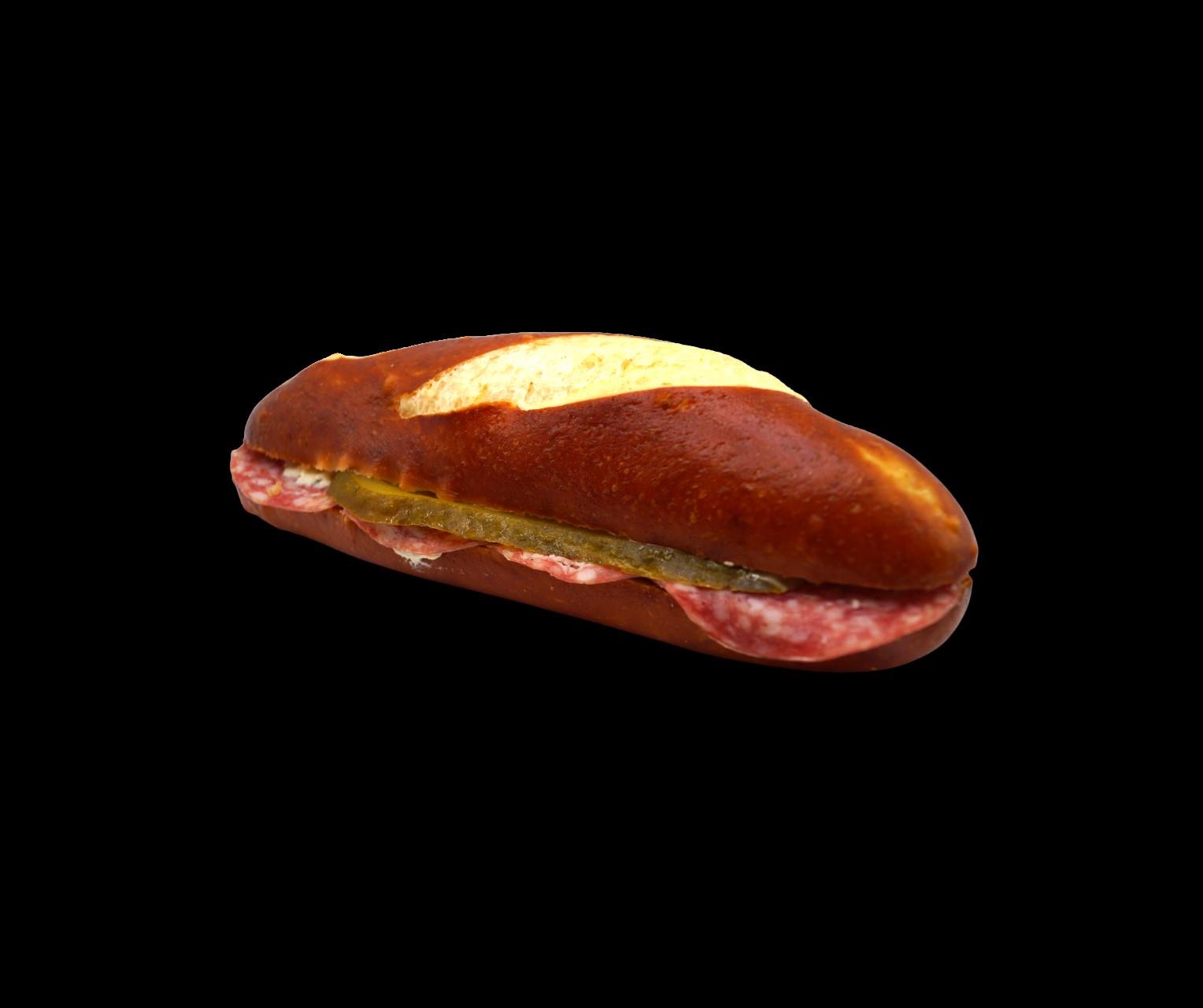 Laugensandwich Salami