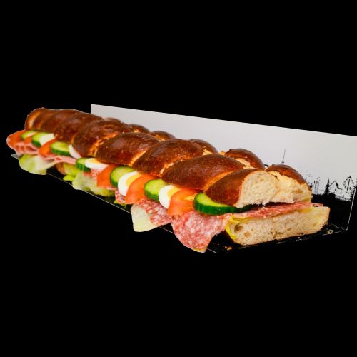 Laugenzopf 50cm 3Str. Sandwich geschnitten